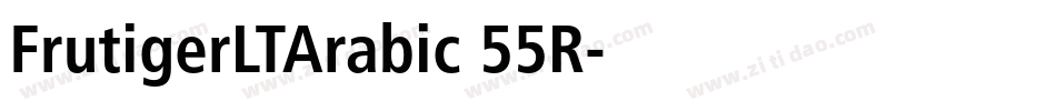 FrutigerLTArabic 55R字体转换
